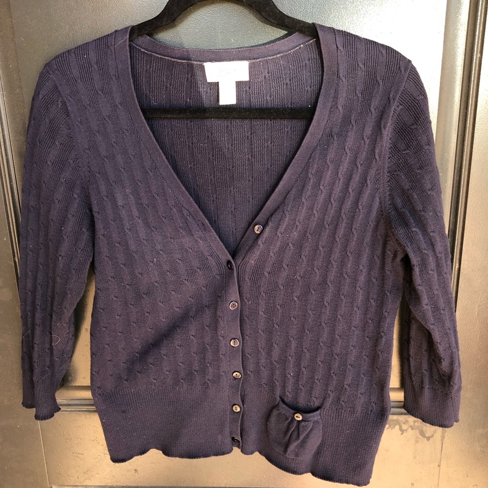 Navy Cardigan